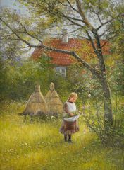 Lillan i trädgården - motiv från Skåne