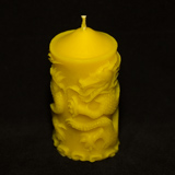 Beeswax candle - Dragon
