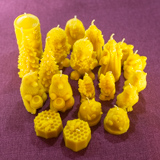 Beeswax candle collection